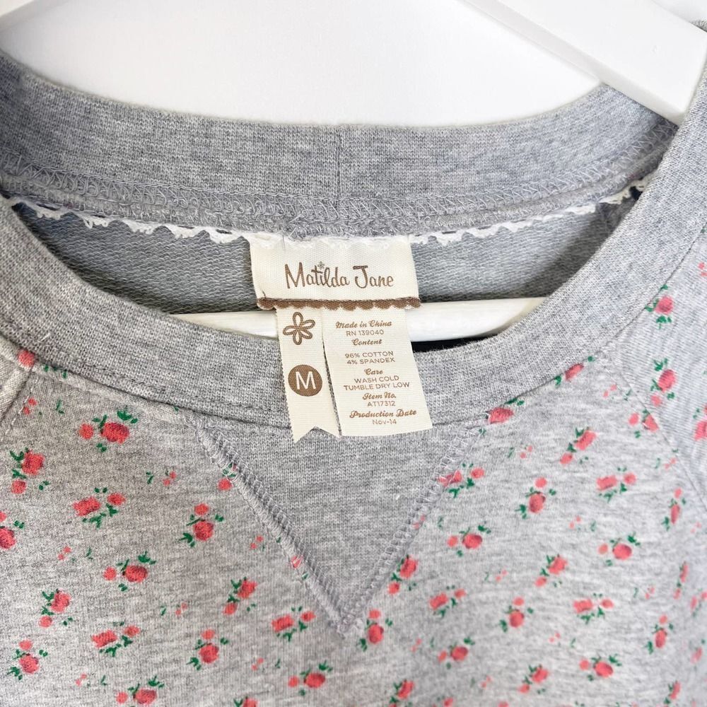 MATILDA JANE | Floral Print Sweatshirt | Women’s | M | EUC - Picture 4 of 8